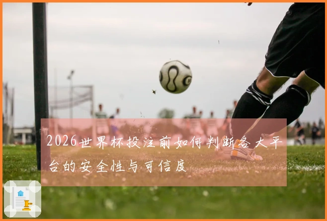 2026世界杯投注前如何判断各大平台的安全性与可信度
